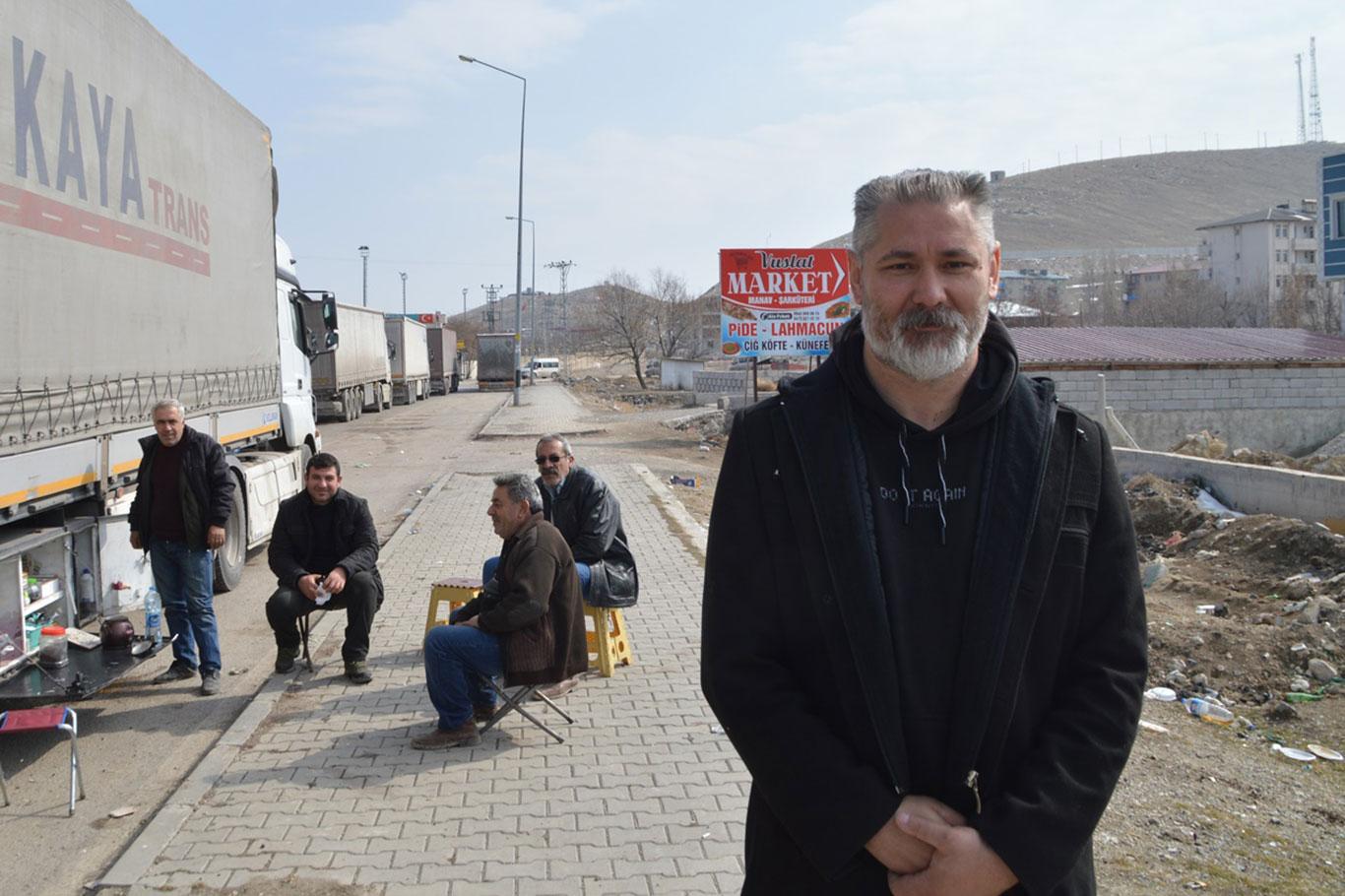 Gürbulak'ta 7 kilometrelik TIR kuyruğu oluştu